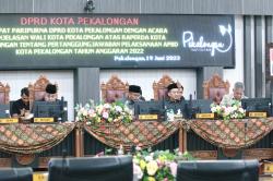 Pemkot Sampaikan  Pertanggungjawaban APBD 2022 di DPRD