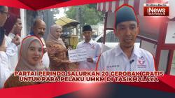 VIDEO: DPD Partai Perindo Kota Tasikmalaya Salurkan 20 Gerobak Gratis untuk Pelaku UMKM