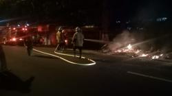 Sebuah Warung Ludes Terbakar, Api Diduga dari Sampah yang Dibakar
