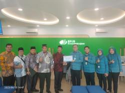 Baznas Deliserdang Mengikuti Program BPJamsostek dan Zakat Serta Infaq