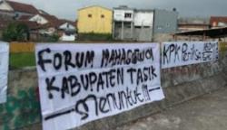 Forum Mahasiswa Kabupaten Tasikmalaya Gelar Aksi Unjuk Rasa Dugaan Korupsi Anggaran Pembangunan IGD