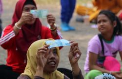 Indah Kurnia Sosialisasi Cinta, Bangga, dan Paham Rupiah di Lakarsantri