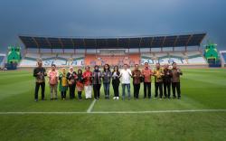 Selesai Renovasi, Ratu Tisha Minta Fasilitas Stadion GBLA dan Sidolig Dijaga