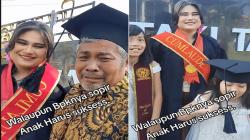 Viral Sopir Truk Kuliahkan Anak hingga Lulus Cumlaude