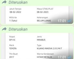 Mobil Dinas Kajari Luwu dan Palopo Menunggak Pajak