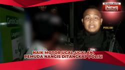 VIDEO: Naik Motor Ugal-ugalan dalam Kondisi Mabuk, Remaja Tasikmalaya Nangis saat Diamankan Polisi