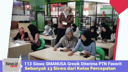 Sebanyak 113 Siswa SMANUSA Gresik Diterima PTN Favorit, 13 Siswa dari Kelas Percepatan