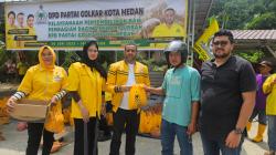 Golkar PK Medan Polonia Sembelih Sapi Dengan Bobot 400 Kilogram