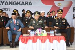 Korem 142 Tatag Dukung Polda Sulbar Wujudkan Pemilu 2024 Aman dan Kondusif