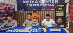 Pembobol Konter HP di Mamasa Dibekuk, Pelaku Juga Curi Beras Warga