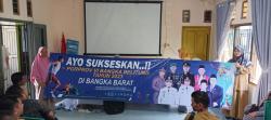 Diskominfo Bangka Barat Door to Door Sosialisasikan Porprov VI Babel