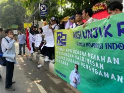 Datangi Pengadilan Negeri Jakarta Selatan, RI2 Minta Hakim Tolak Praperadilan Hasbi Hasan 