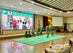 Tampilan Seni Pencak Silat Pemuda LDII Pukau Hadirin