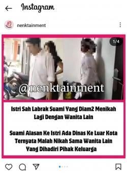 Viral Video Istri Sah Labrak Suami Nikahi Wanita Lain, Diduga Karyawan Pabrik di Karawang