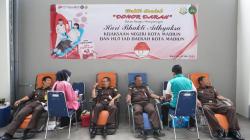 Peduli Terhadap Sesama Kejari Kota Madiun Gelar Donor Darah