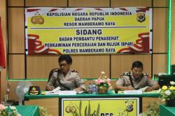 Pimpin Sidang BP4R, Ini Pesan Wakapolres Kepada Calon Bhayangkari