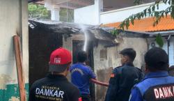 Diduga Kebocoran Tabung Gas, Kantin Kantor PDAM Ponorogo Terbakar Hebat