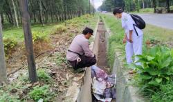 Mayat Pria Bugil Ditemukan di Parit Perkebunan Karet Tapian Dolok-Simalungun