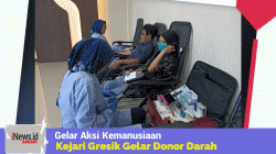 Gelar Aksi Kemanusiaan, Kejari Gresik Gelar Donor Darah dan Sunatan Massal