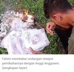 Fahmi Bakar Undangan Resepsi Pernikahan Viral di Media Sosial