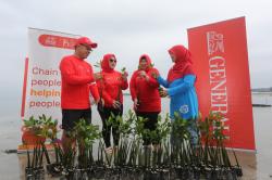 Generali Indonesia Menggagas Program Inovatif, Setiap Beli Polis Asuransi 1 Pohon Mangrove Ditanam