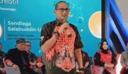 Disinggung Cawapres di Ponorogo, Sandiaga Uno: Saya Kerja untuk Mas Ganjar