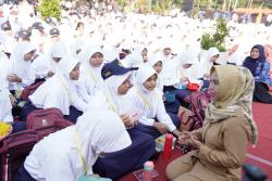 MPLS SMP Kota Mojokerto Diisi Doa Bersama di Alun-Alun