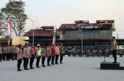 Siaga Sambut 1 Suro, Polres Sukoharjo Kerahkan Seluruh Jajaran Libatkan Kodim 0726