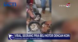 Viral, Buruh Bangunan Beli Motor Pakai Uang Koin 3 Ember yang Dikumpulkan Selama 4 Tahun