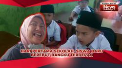 VIDEO: Hari Pertama Masuk Sekolah di Tasikmalaya, Siswa Baru dan Orang Tua Berebut Bangku Terdepank