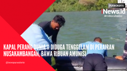 Video Kapal Perang Dunia II Diduga Tenggelam di Perairan Nusakambangan, Bawa Ribuan Amunisi