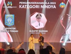 Pertahankan Nindya Anugerah KLA, Bupati Bangka Tengah Optimis Raih KLA Utama Tahun Depan