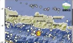 Gempa Magnitudo 5,7 Guncang Pacitan