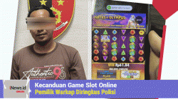 Kecanduan Game Slot Online, Pemilik Warkop Diringkus Polisi