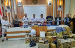 Razia Rokok Ilegal, Satpol PP Kuningan Sita Ratusan Ribu Batang Rokok dari Pedagang