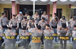 Jelang Pemilu 2024, Kapolres Bireuen Optimalkan Latihan Dalmas Bagi Pesonil