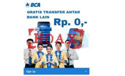 Transfer Nol Rupiah dari Rekening BCA ke Rekening Bank Lain Hoax