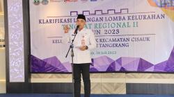 Lomba Kelurahan Tingkat Regional II, Bupati Zaki Berharap Cisauk Masuk 3 Besar