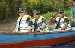 Pangdam Iskandar Muda Kunjungi Suaka Marga Satwa Rawa Singkil