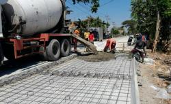 Pasca Ditinjau Ganjar, DPUPR Sukoharjo Kebut Proyek Jalan Rabat Beton Cuplik-Serenan