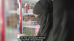 Kronologi Perempuan Bercadar Mencuri di Toko Swalayan Ponorogo, Pelaku Ternyata Hamil