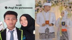 Viral Siswa Nikahi Bu Guru Cantik, Netizen: Godaan Brondong Susah Ditolak