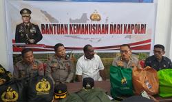 1.500 Jaket serta Sembako dari Kapolri dan Kapolda untuk Warga Terdampak Cuaca Ekstrem