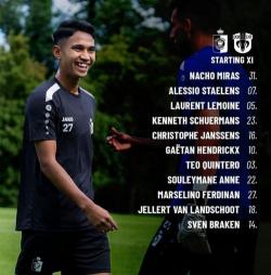 Marselino Ferdinan Jadi Starter di Laga KMSK Deinze vs FC Dordrecht, Menang atau Kalah?