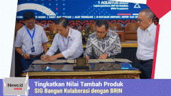 Tingkatkan Nilai Tambah Produk, SIG Berkolaborasi dengan BRIN