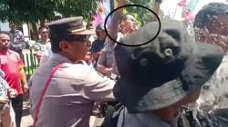 Video Viral, Oknum Polisi Mendadak Sirami Massa Aksi di Maumere Diduga Gunakan Air Kotor