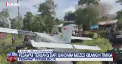 Pesawat Smart Cakrawala Aviation Tergelincir di Papua, Pilot dan Teknisi Selamat