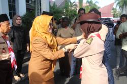 Kwarcab Pramuka Pematang Siantar Apresiasi Wali Kota dan Pemko Fasilitasi  Rainas Cibubur