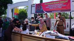 Kejari Takalar Kembali Musnahkan Barang Bukti Berupa Narkotika Dan Zat Lainnya