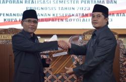 Sidang Paripurna,  KUPA PPAS APBD Kabupaten Boyolali Tahun 2023 Disepakati